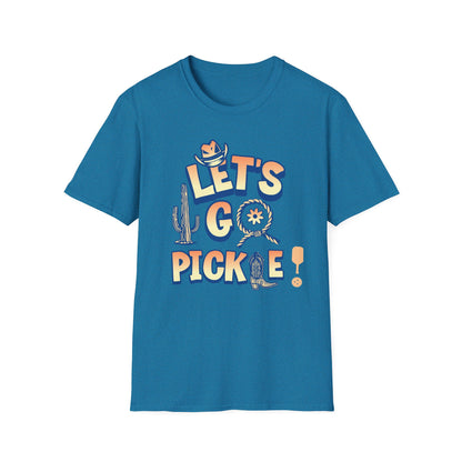 Let's Go Pickle. Pickleball Tee.