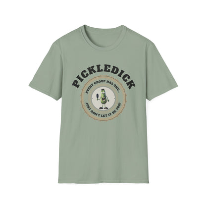 PickleDick.  Pickleball Tee.