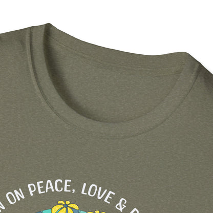 All in on Peace, Love & Pickleball. Totally Out On Hate, Prejudice and Tennis.