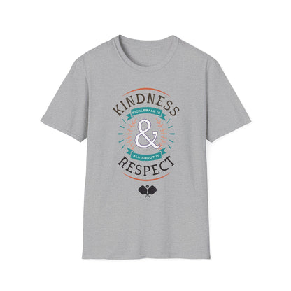 Kindness & Respect. Pickleball is All About It. Pickleball Shirt.