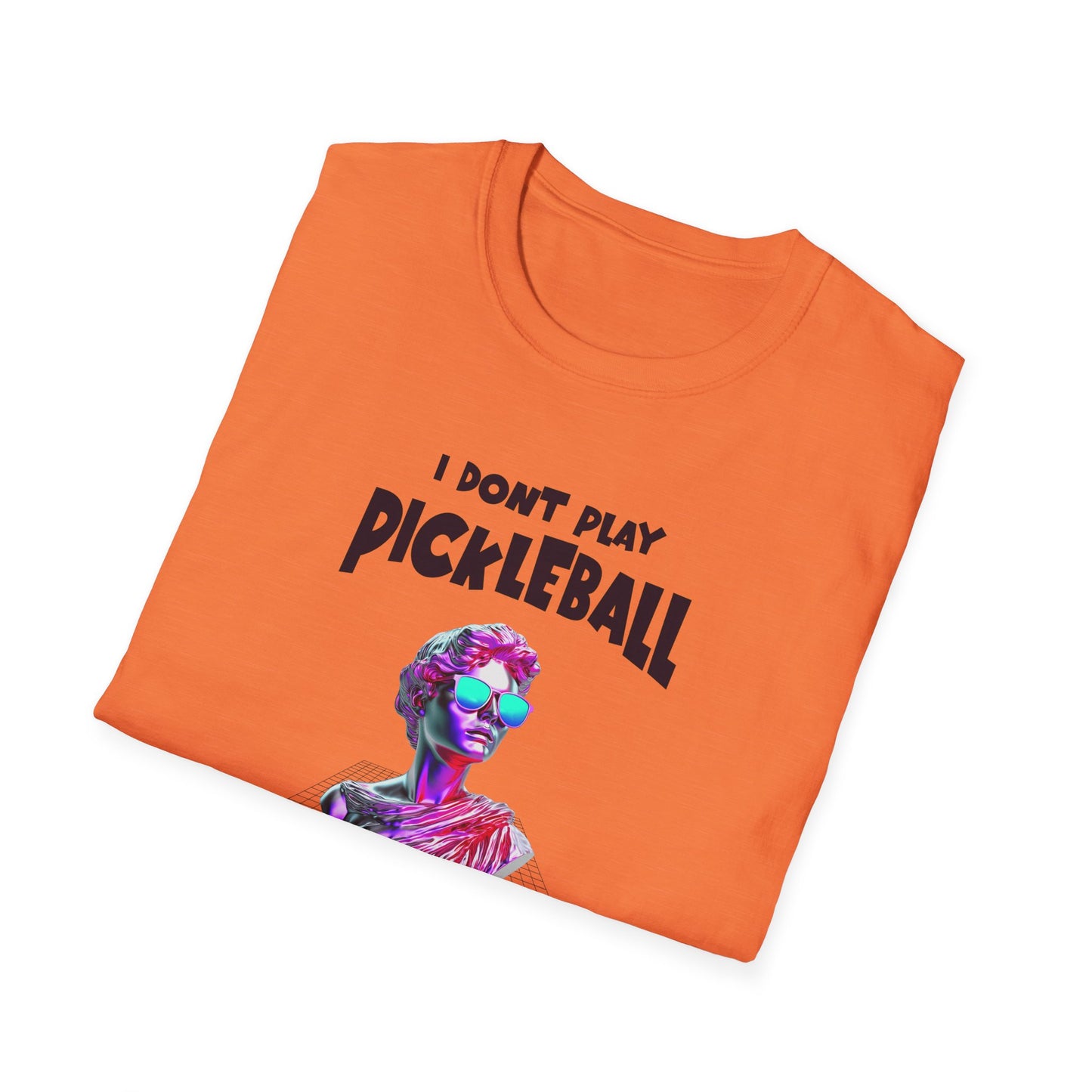 I Don't Play Pickleball Because (female). Pickleball Tee.