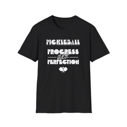 Progress over Perfection. Pickleball. Unisex Softstyle T-Shirt