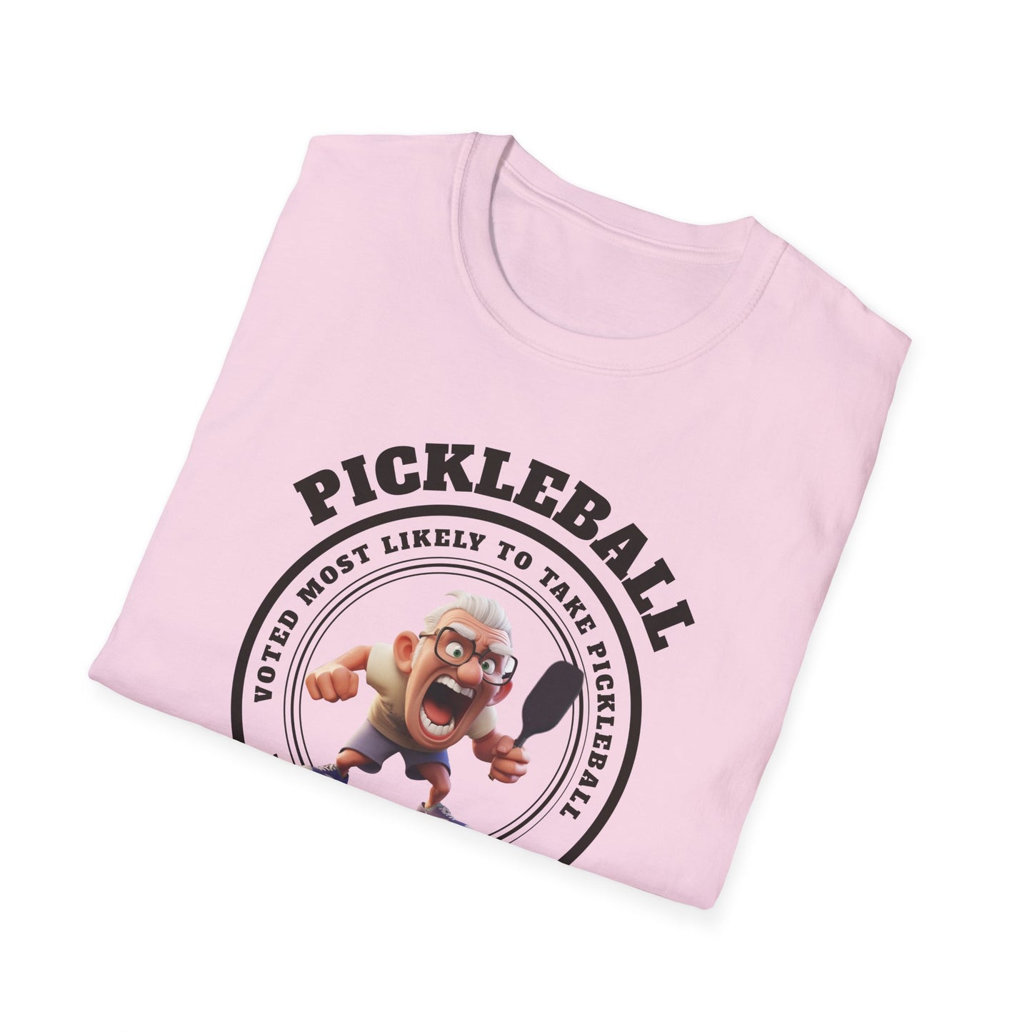 Voted Most Likely. Pickleball Tee.