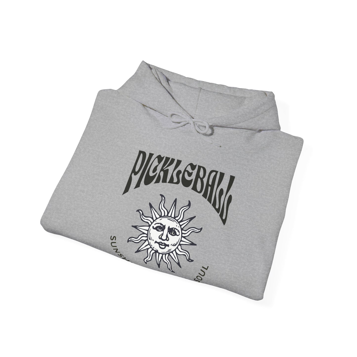 Pickleball. Sunshine for your soul. Unisex Heavy Blend™ Hooded Sweatshirt