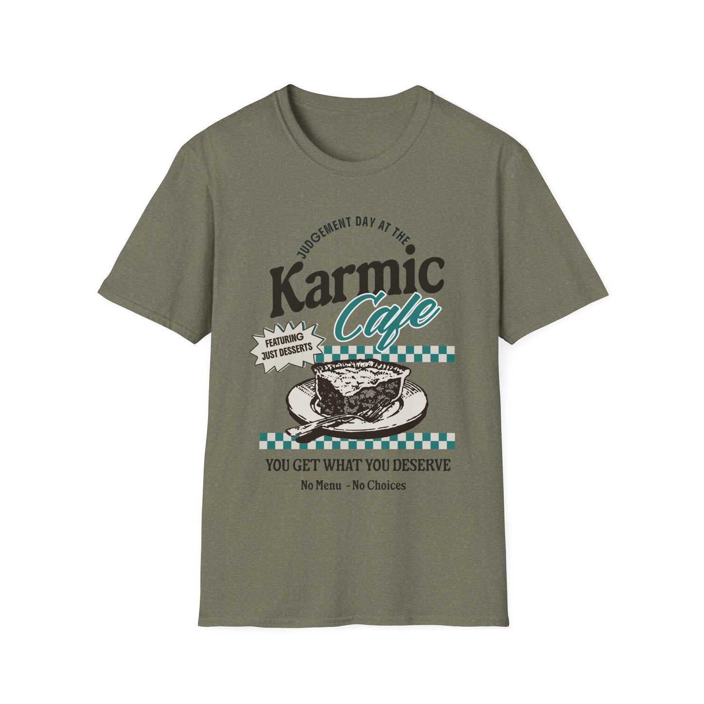 Karmic Cafe. Fun Tee.