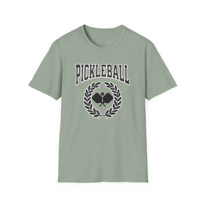 Pickleball with wreath.  Pickleball Tee.
