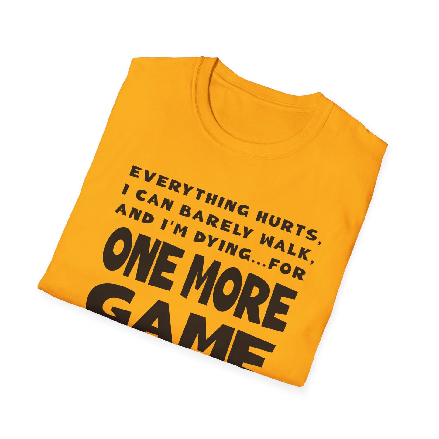 One More Game. Pickleball Tee.