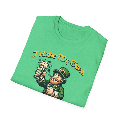 I Raise My Glass. Pickleball Tee.