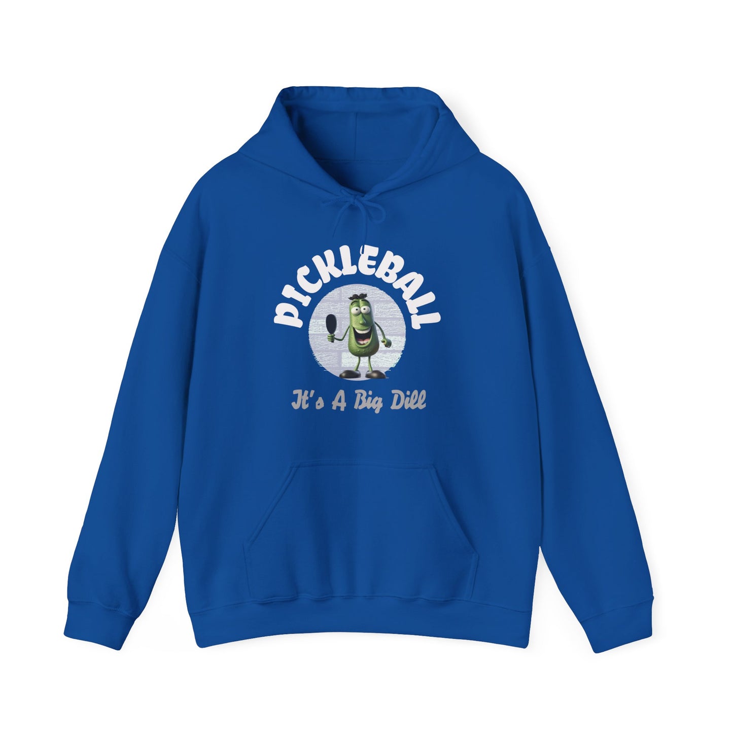 Pickleball. It's a big dill. Unisex Heavy Blend™ Hooded Sweatshirt