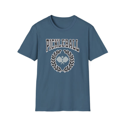 Pickleball with wreath.  Pickleball Tee.