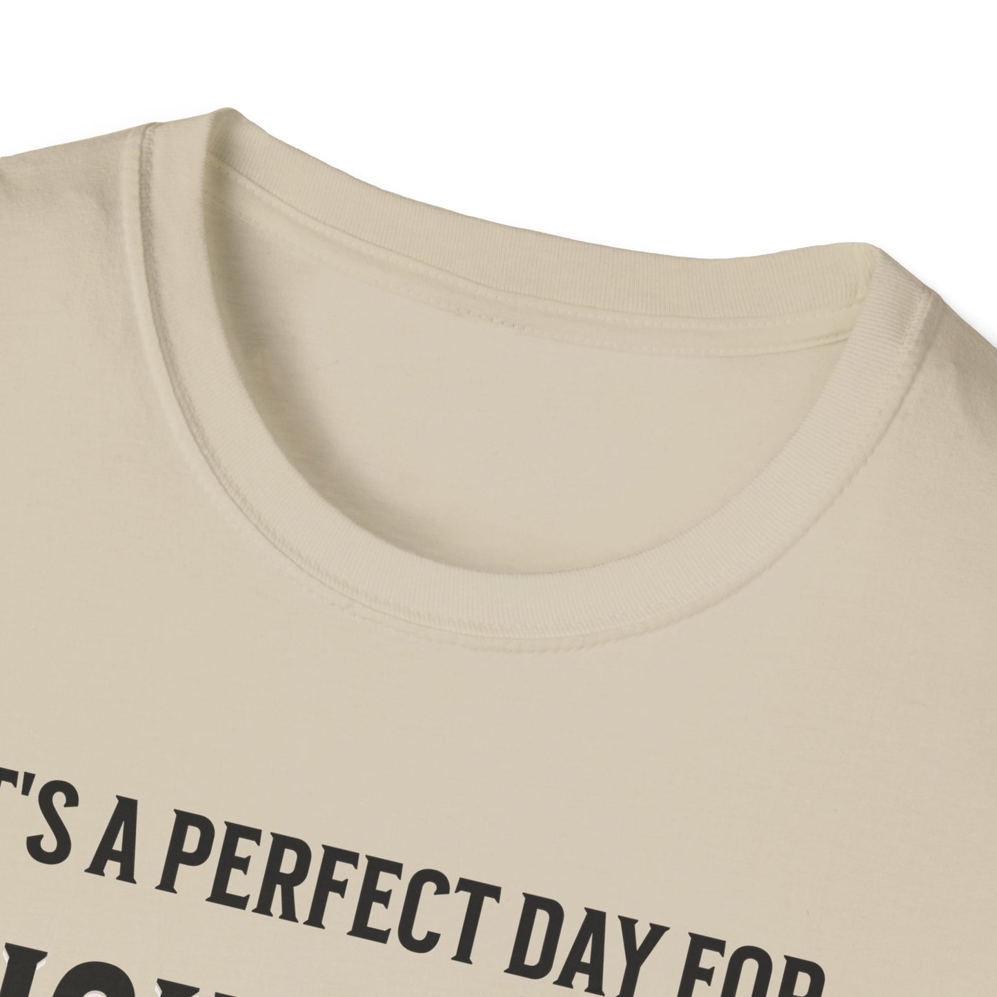 It's A Perfect Day For Pickleball. Unisex Softstyle T-Shirt