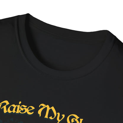 I Raise My Glass. Pickleball Tee.