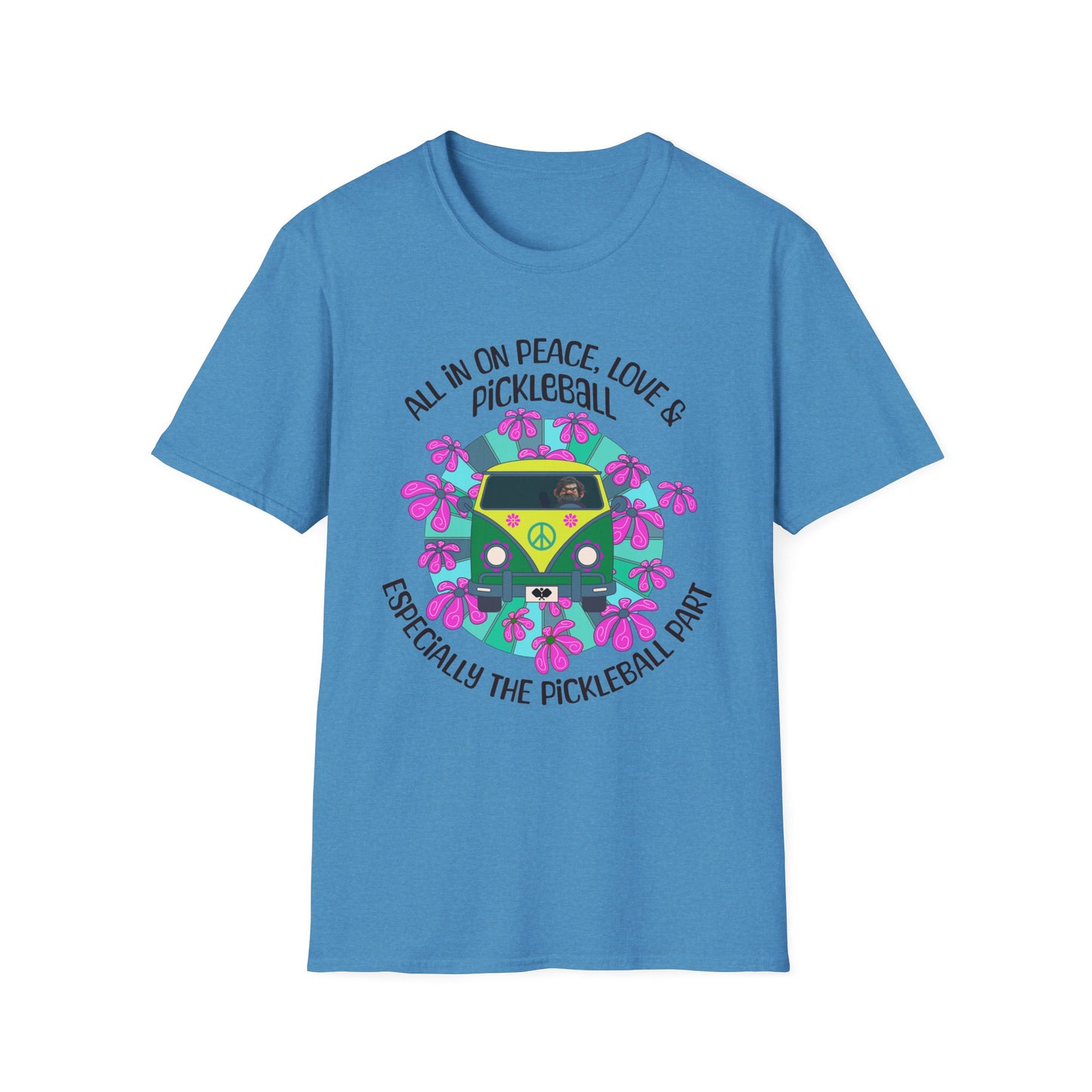 All In On Peace Love & Pickleball Shirt. Pickleball Lover Gift