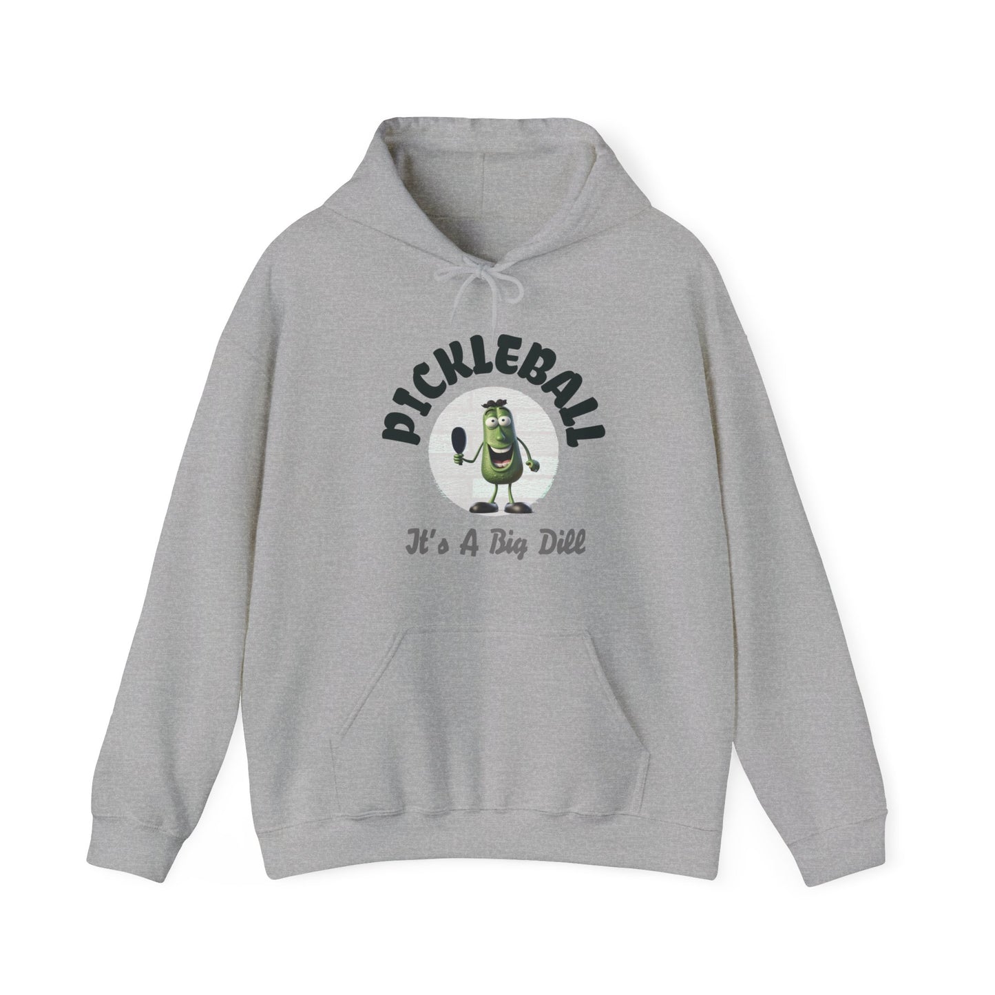 Pickleball. It's a big dill. Unisex Heavy Blend™ Hooded Sweatshirt