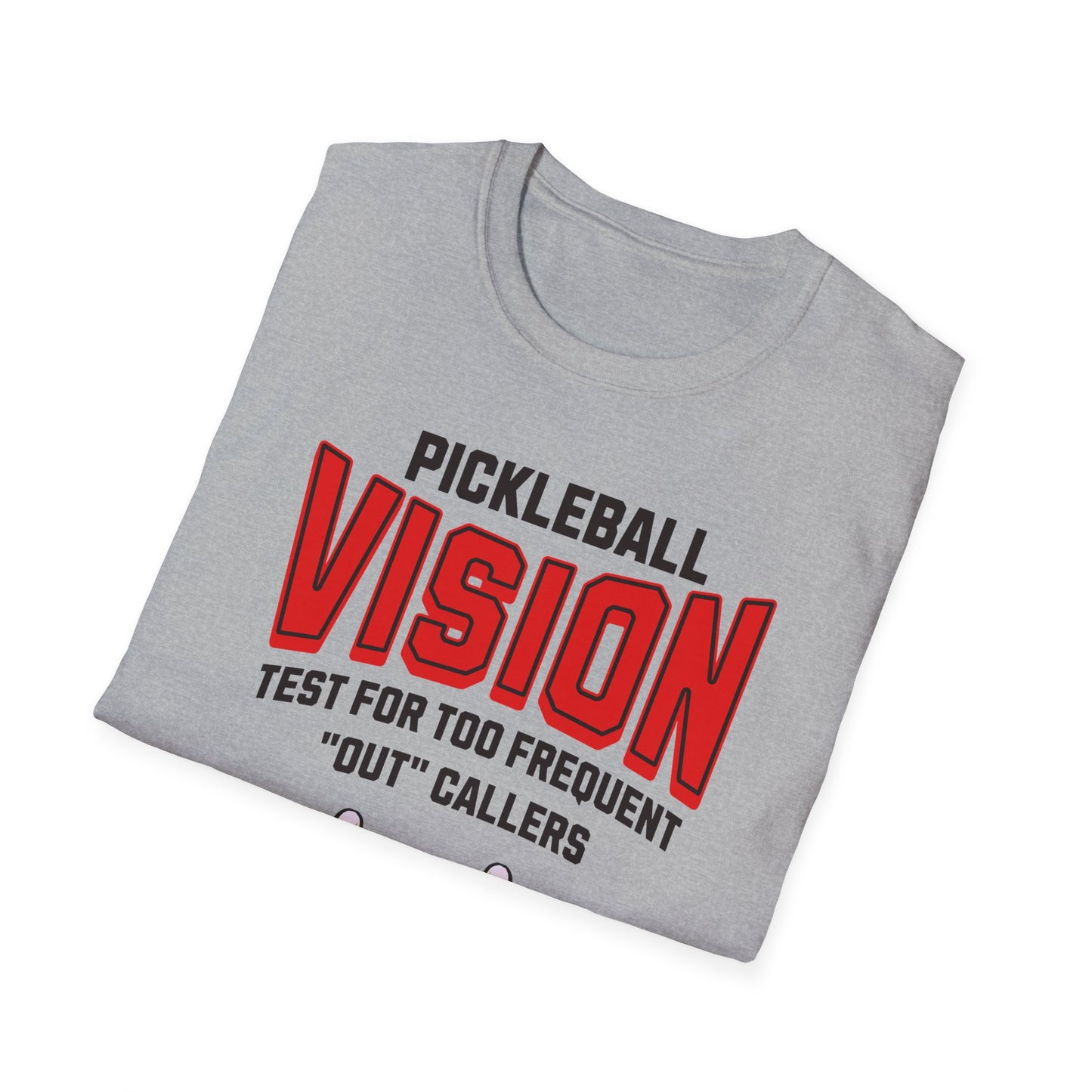 Pickleball Vision Test for Too Frequent "Out" Callers.