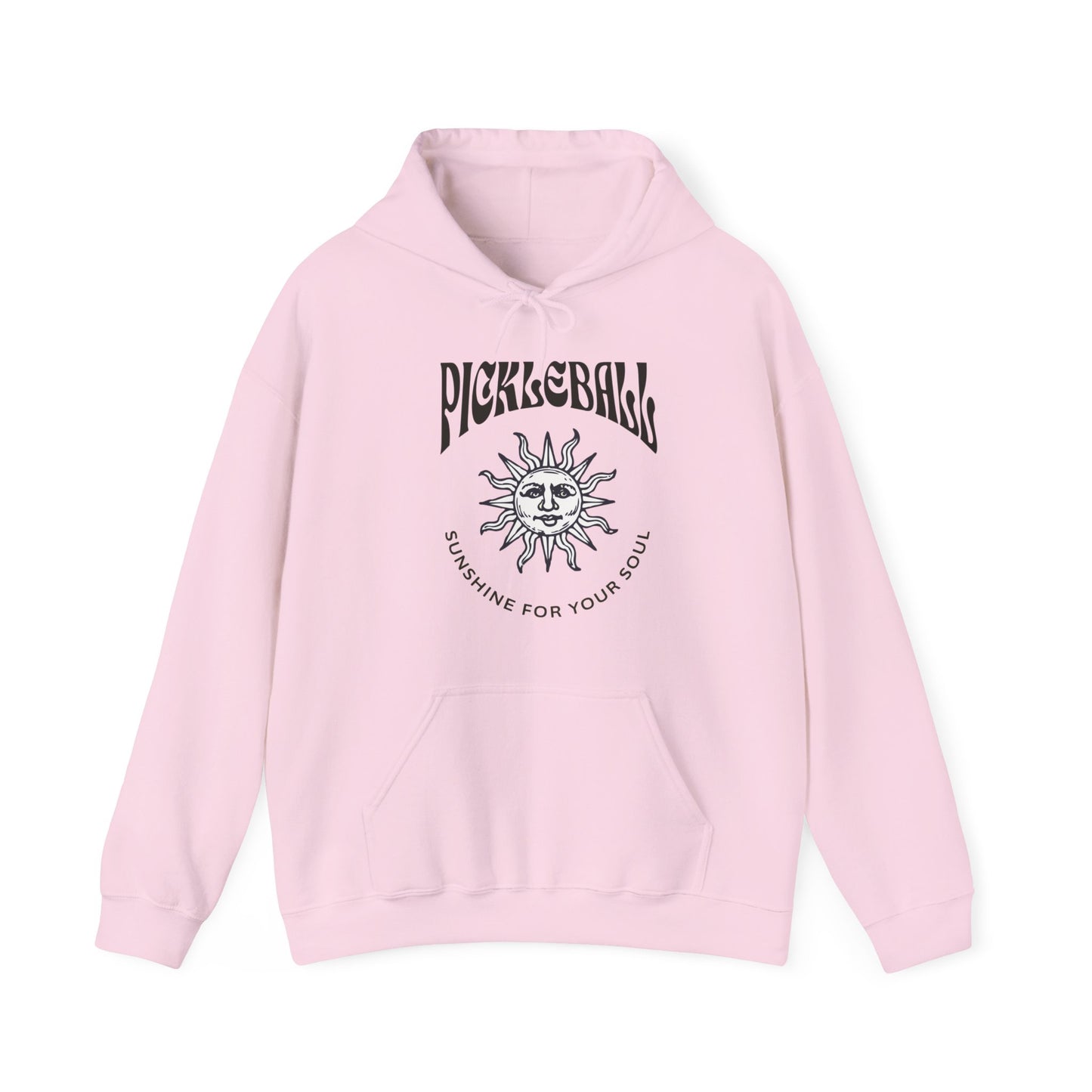 Pickleball. Sunshine for your soul. Unisex Heavy Blend™ Hooded Sweatshirt