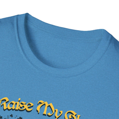 I Raise My Glass. Pickleball Tee.