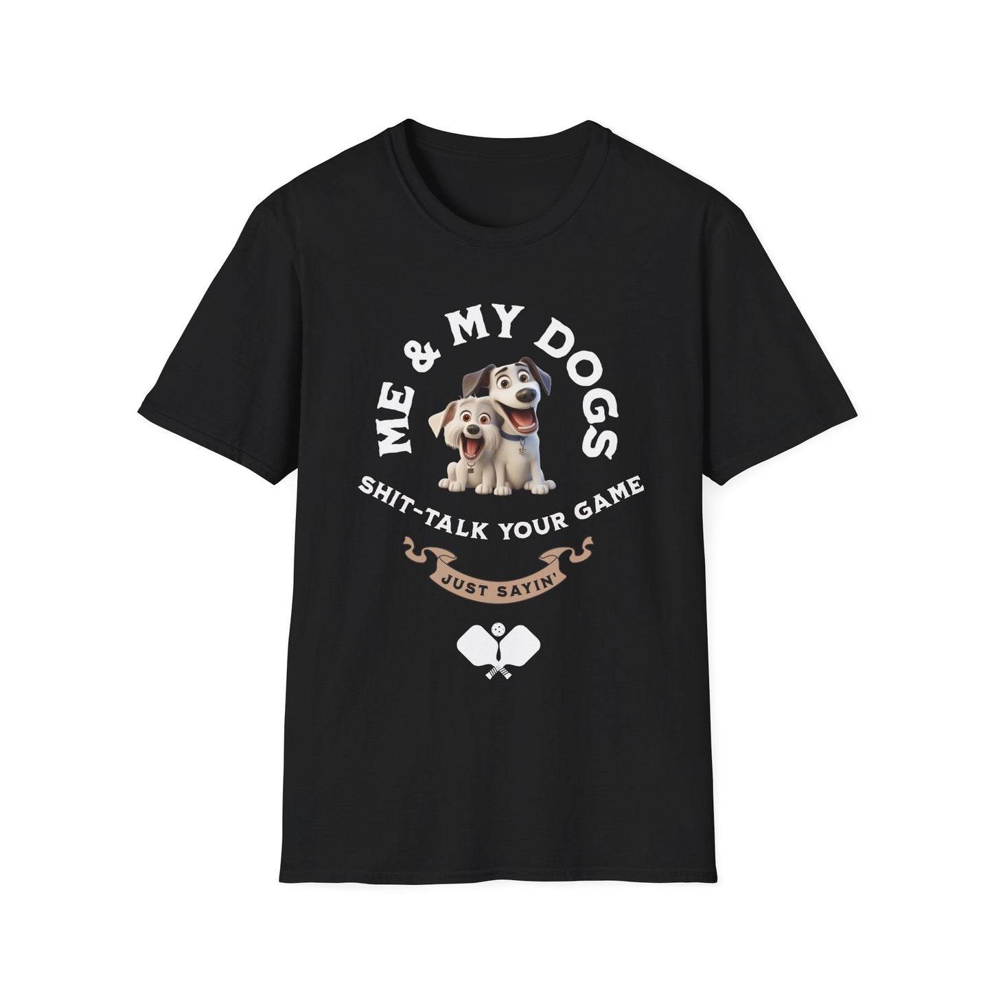 Me & My Dogs Pickleball Tee.