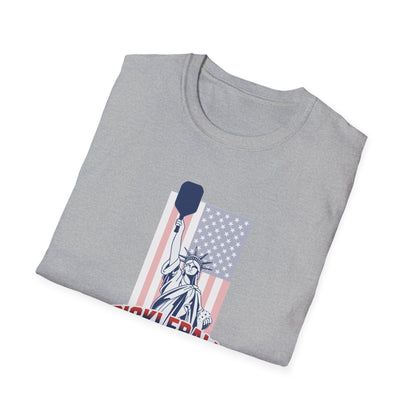 America's Sport with Flag.  Pickleball Tee.