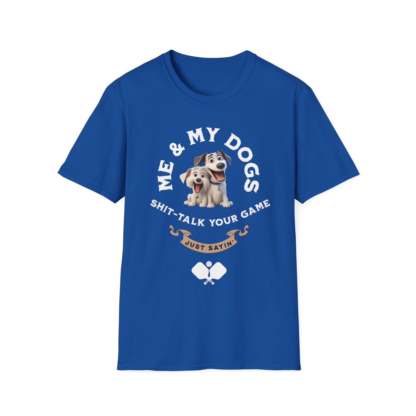 Me & My Dogs Pickleball Tee.