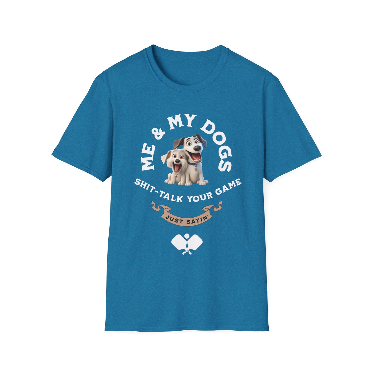 Me & My Dogs Pickleball Tee.