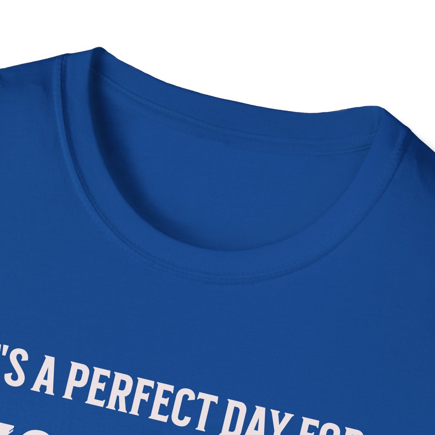 It's A Perfect Day For Pickleball. Unisex Softstyle T-Shirt