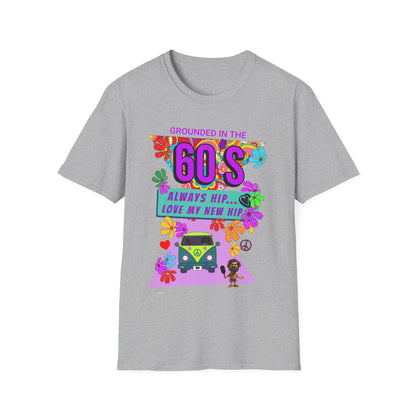 Grounded in the 60's. Always Hip. Pickleball Tee.