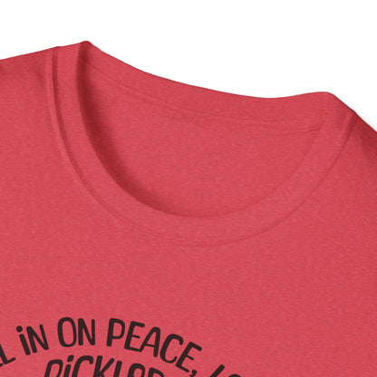 All In On Peace, Love & Pickleball. Pickleball Tee.