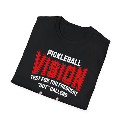 Pickleball Vision Test for Too Frequent "Out" Callers.