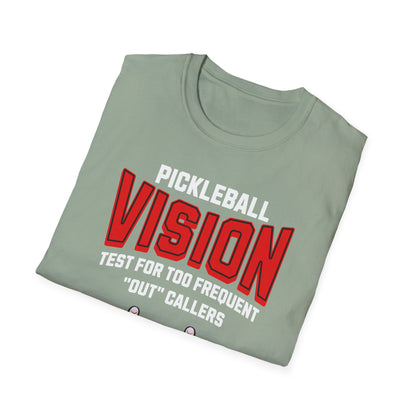 Pickleball Vision Test for Too Frequent "Out" Callers.