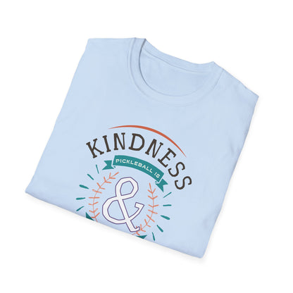 Kindness & Respect. Pickleball is All About It. Pickleball Shirt.