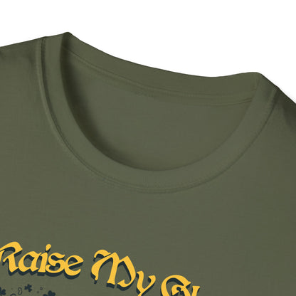 I Raise My Glass. Pickleball Tee.