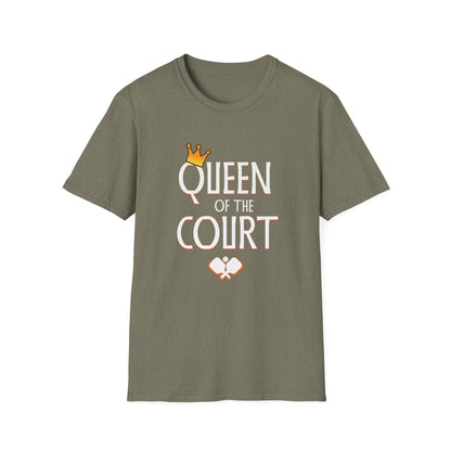 Queen of The Court. Pickleball Tee.