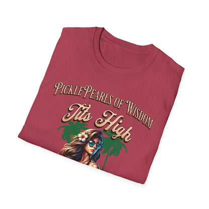 PicklePearls Of Wisdom.  Pickleball Tee.