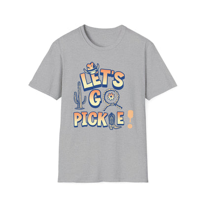 Let's Go Pickle. Pickleball Tee.
