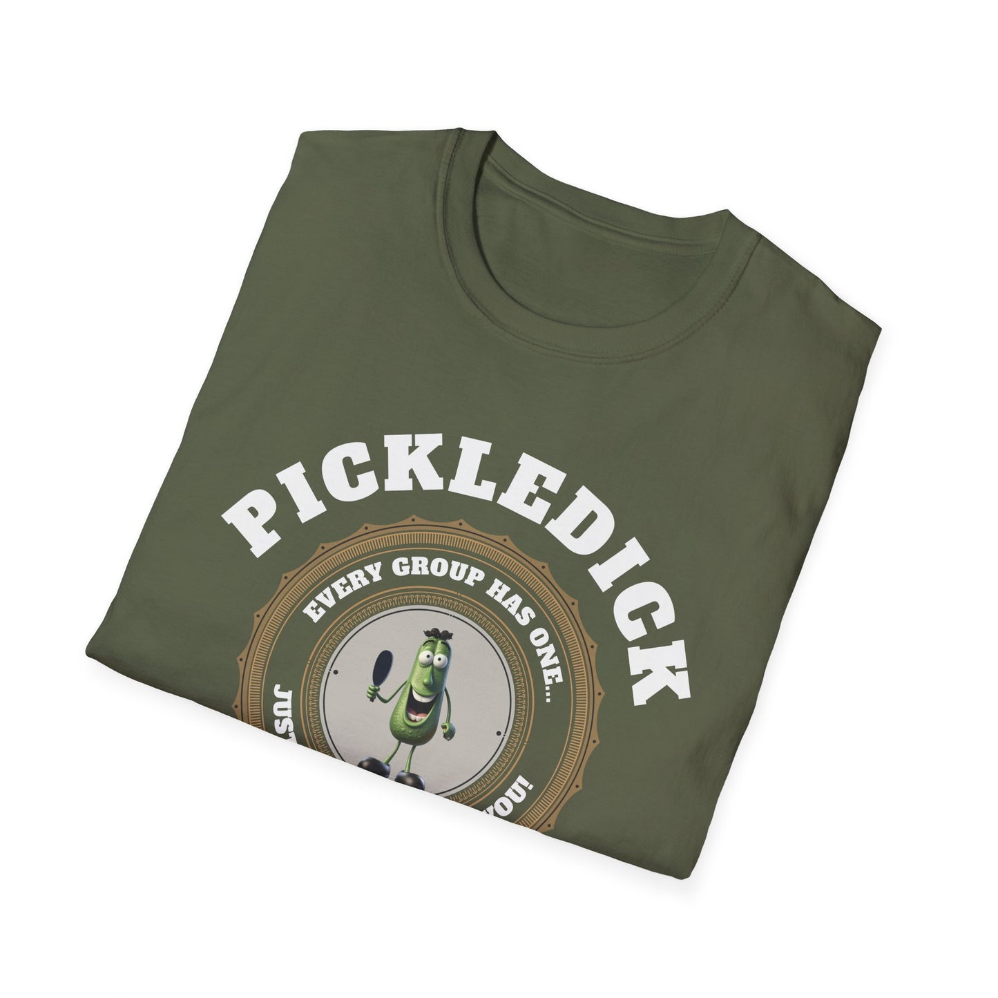 PickleDick.  Pickleball Tee.