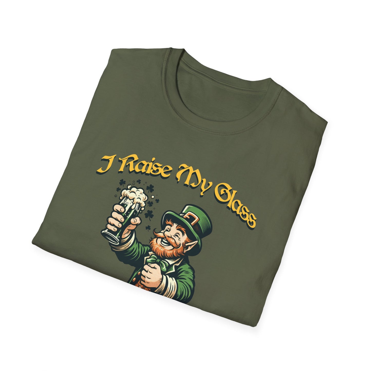 I Raise My Glass. Pickleball Tee.