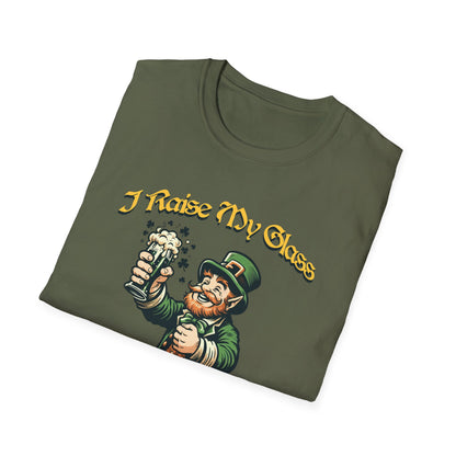 I Raise My Glass. Pickleball Tee.