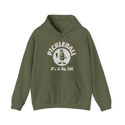 Pickleball. It's a big dill. Unisex Heavy Blend™ Hooded Sweatshirt