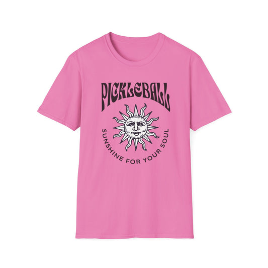 Pickleball. Sunshine for your soul. Unisex Softstyle T-Shirt