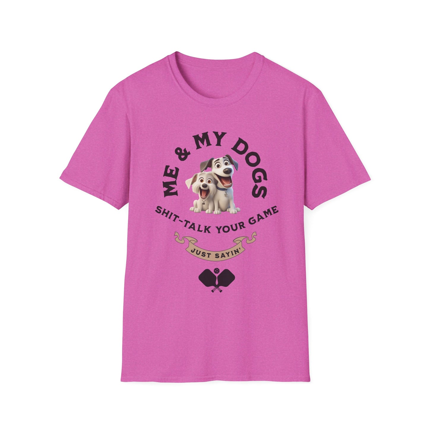 Me & My Dogs Pickleball Tee.