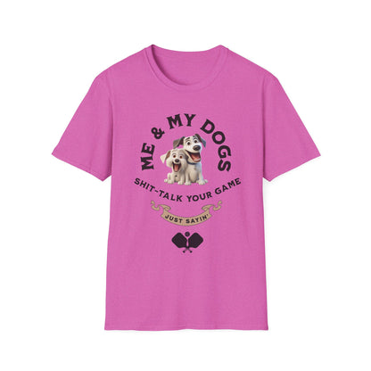 Me & My Dogs Pickleball Tee.