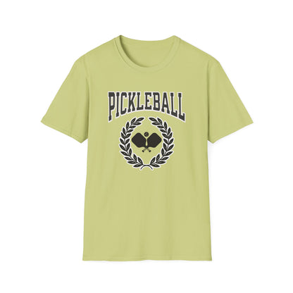 Pickleball with wreath.  Pickleball Tee.