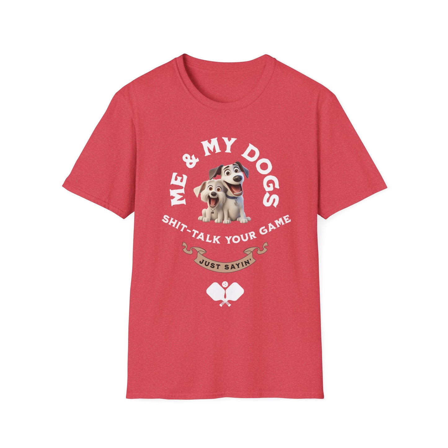 Me & My Dogs Pickleball Tee.