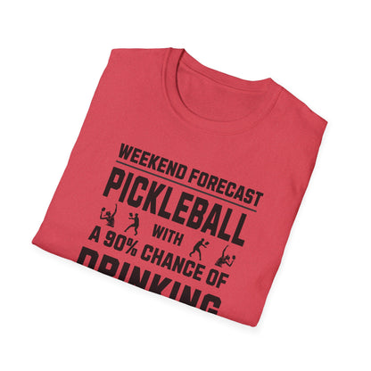 Weekend Forecast: Pickleball with a 90% Chance of Drinking.