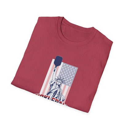 America's Sport with Flag.  Pickleball Tee.