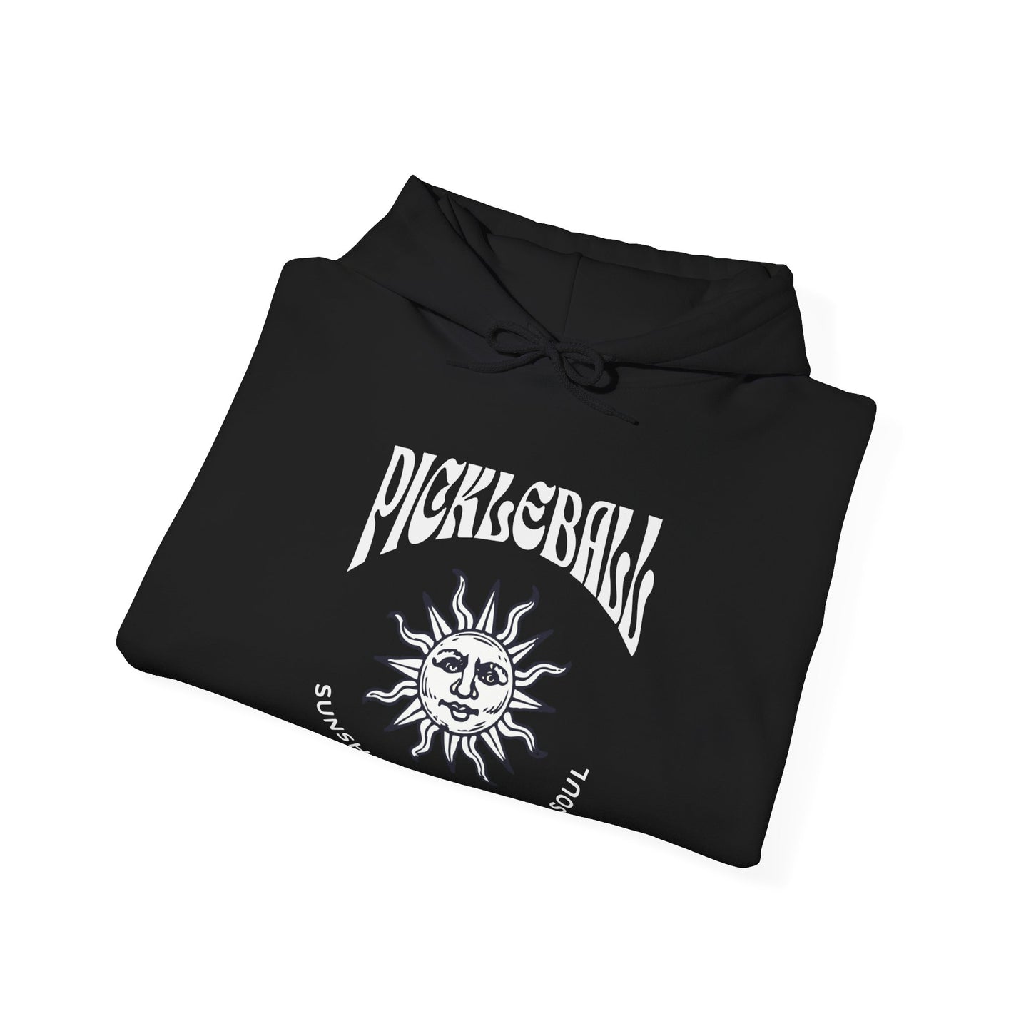 Pickleball. Sunshine for your soul. Unisex Heavy Blend™ Hooded Sweatshirt