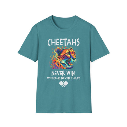 Cheetahs Never Win. Pickleball Tee.