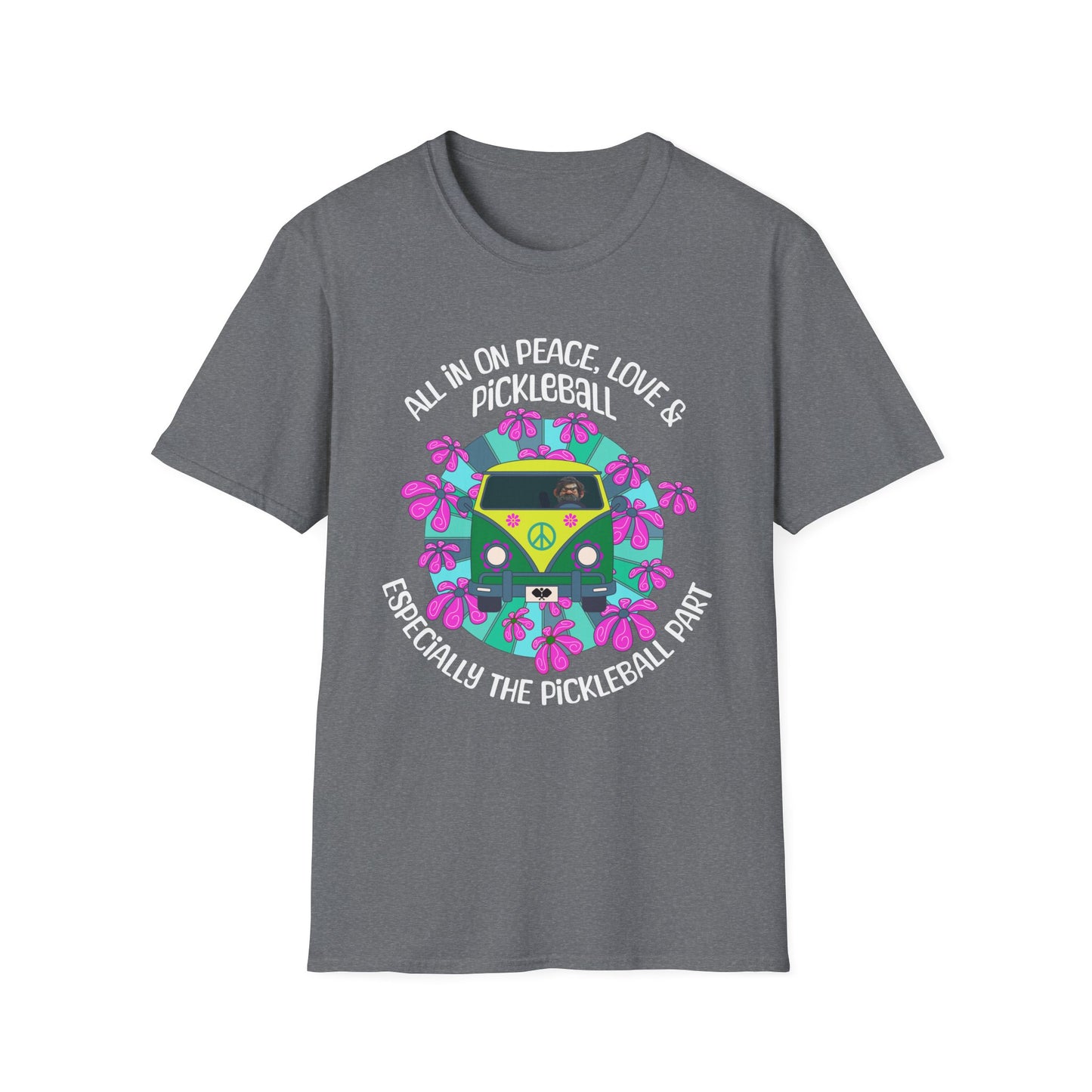 All In On Peace Love & Pickleball Shirt. Pickleball Lover Gift