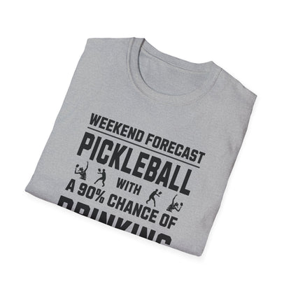 Weekend Forecast: Pickleball with a 90% Chance of Drinking.